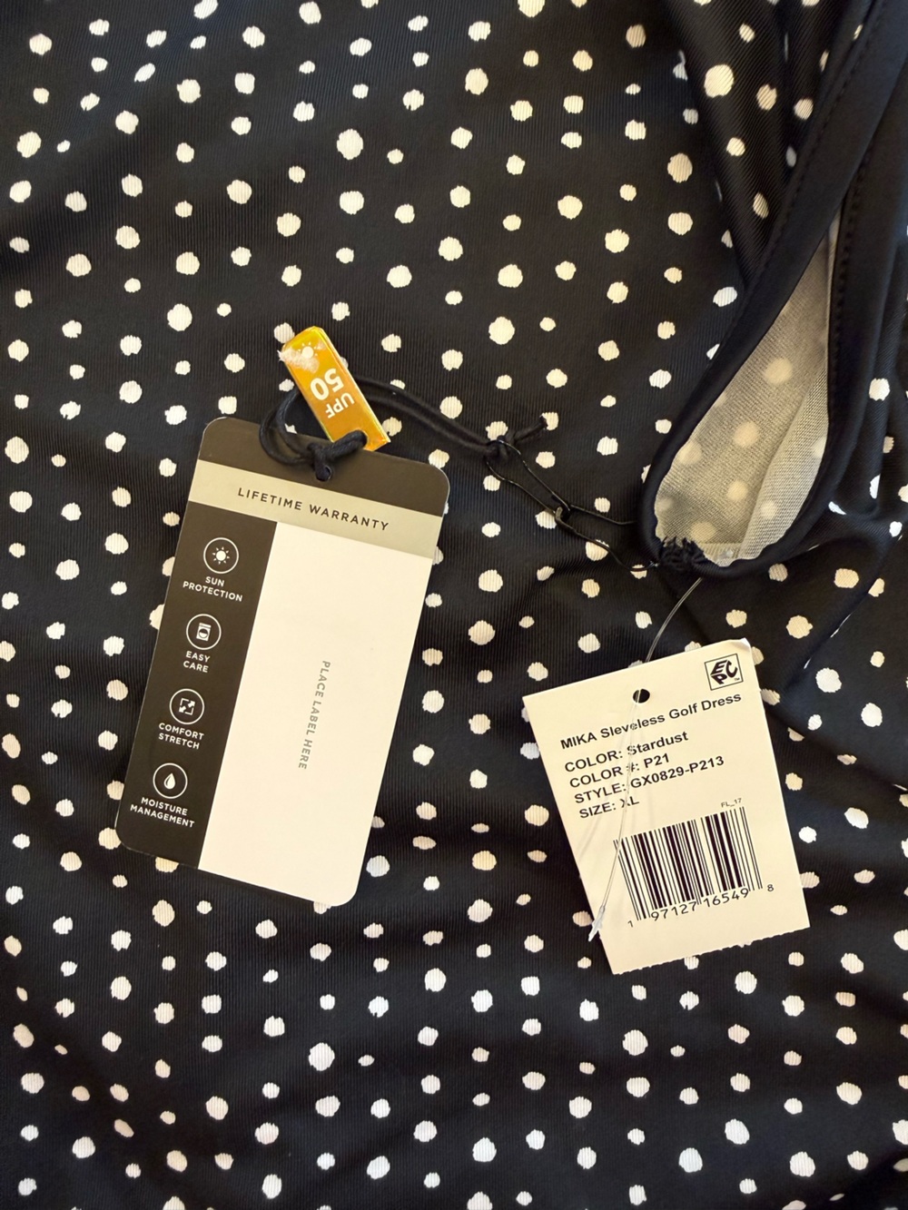 Tail Women's Sleeveless Mika Golf Dress NWT Size XL - Picture 7 of 9